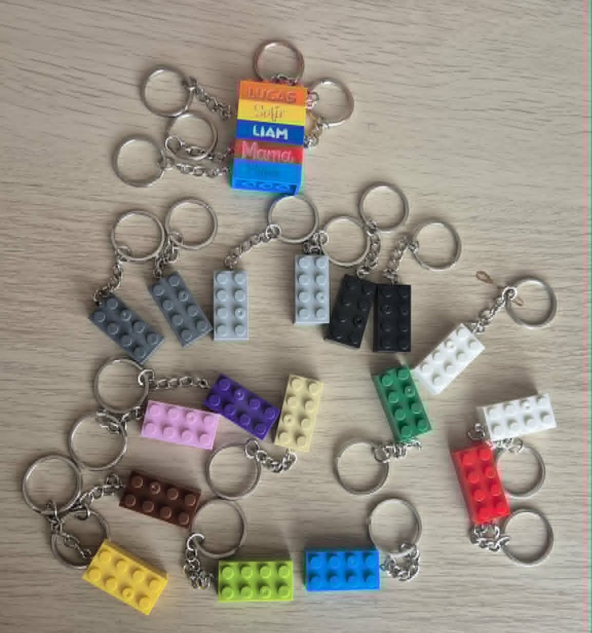 Bouwsteentje Sleutelhanger