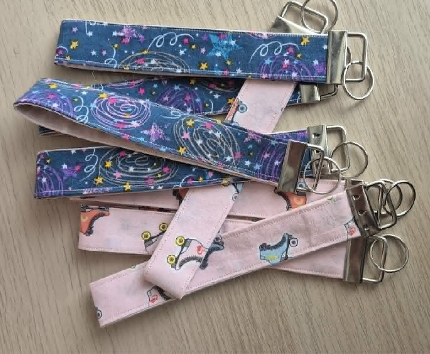 Zelfgenaaide Stoffen Sleutelhanger
