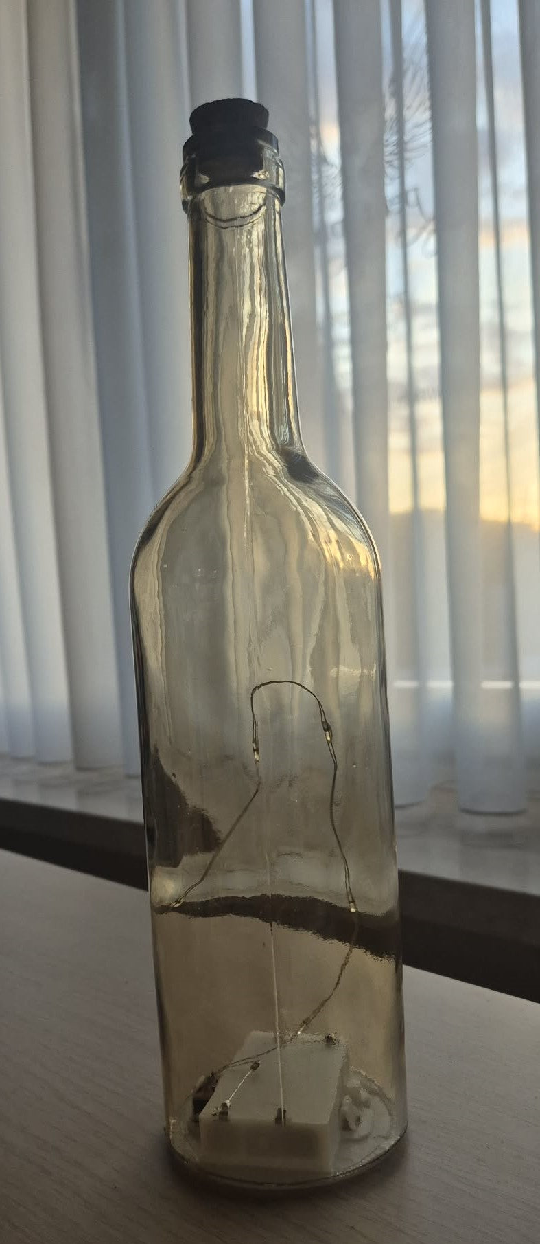 Fles zonnenenergie