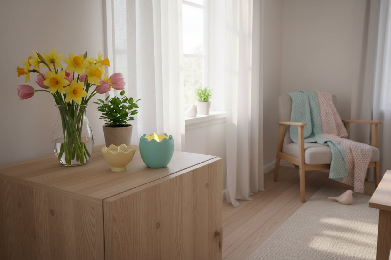 handgemaakt terrazzo eierschaaltje
