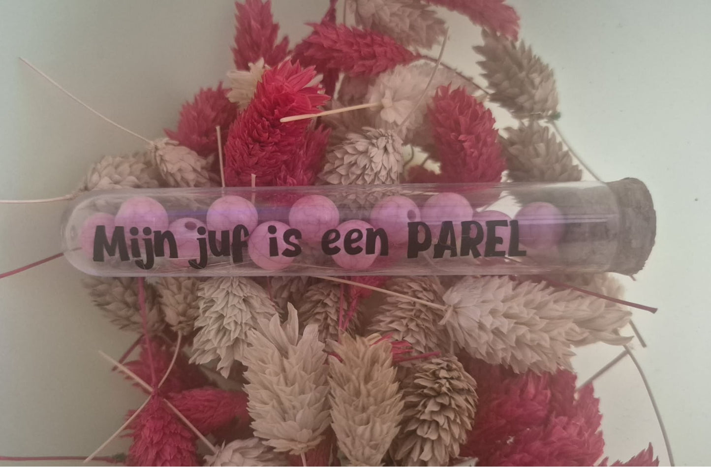 Kunststof Cadeaubuisjes – Met Droogbloemen of Parels