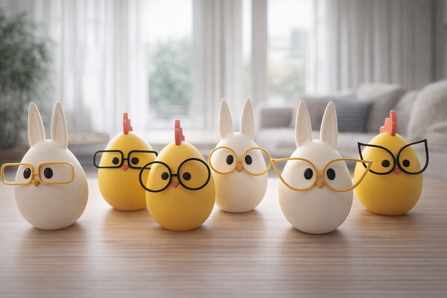 Konijntjes & Kuikentjes met Bril