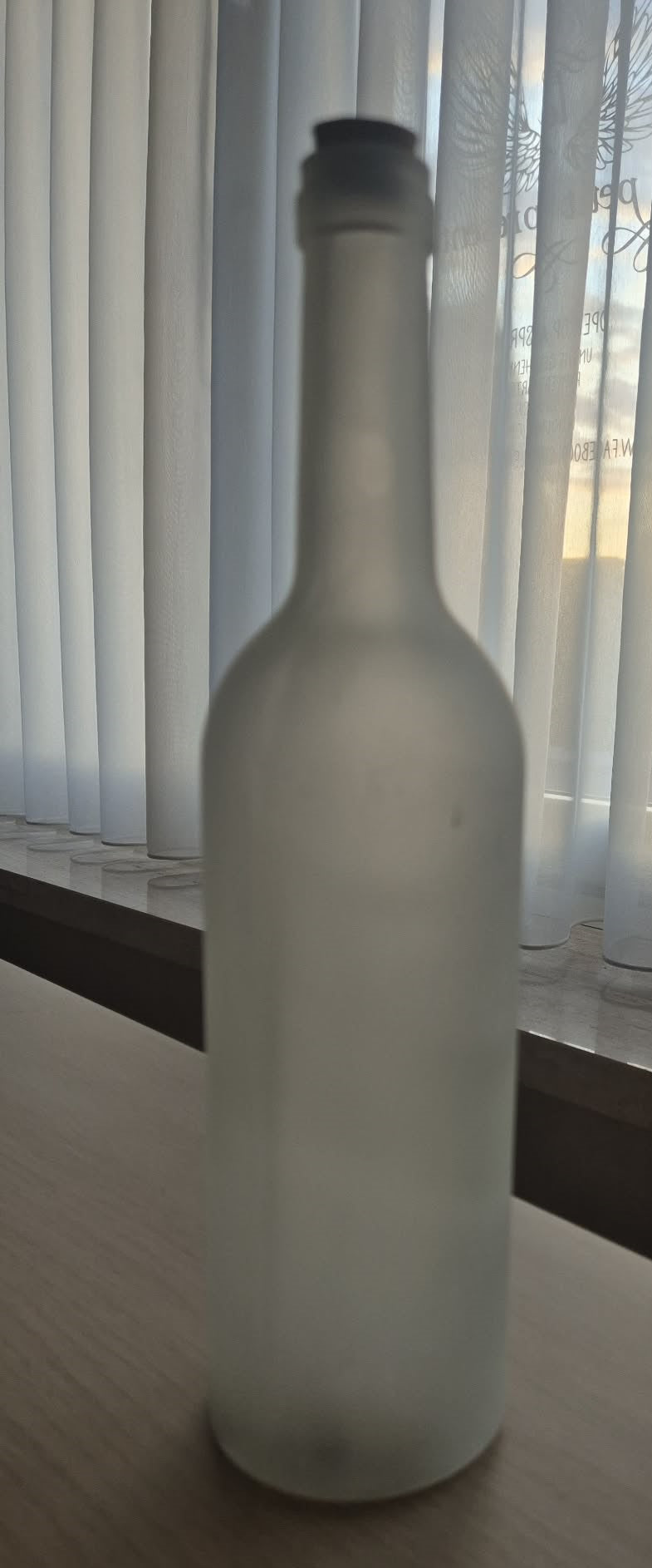 Glazen LED‑Lichtfles