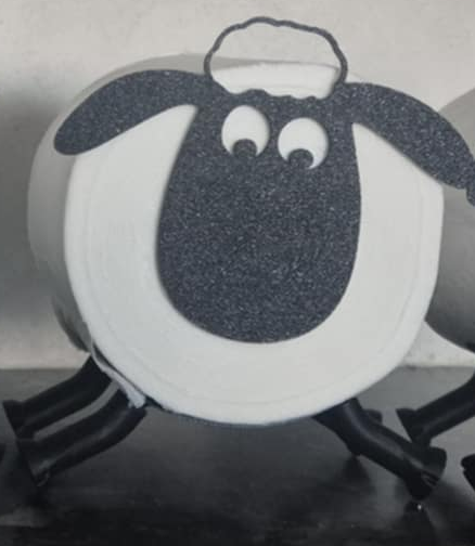 3D WC-Rolhouder Schaapjes
