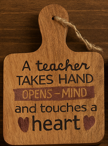 Mini serveerplankjes met gravure